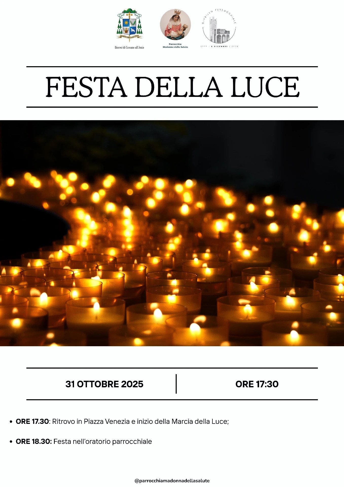 Amendolara: la comunità celebra la Festa della Luce in cammino verso la santità