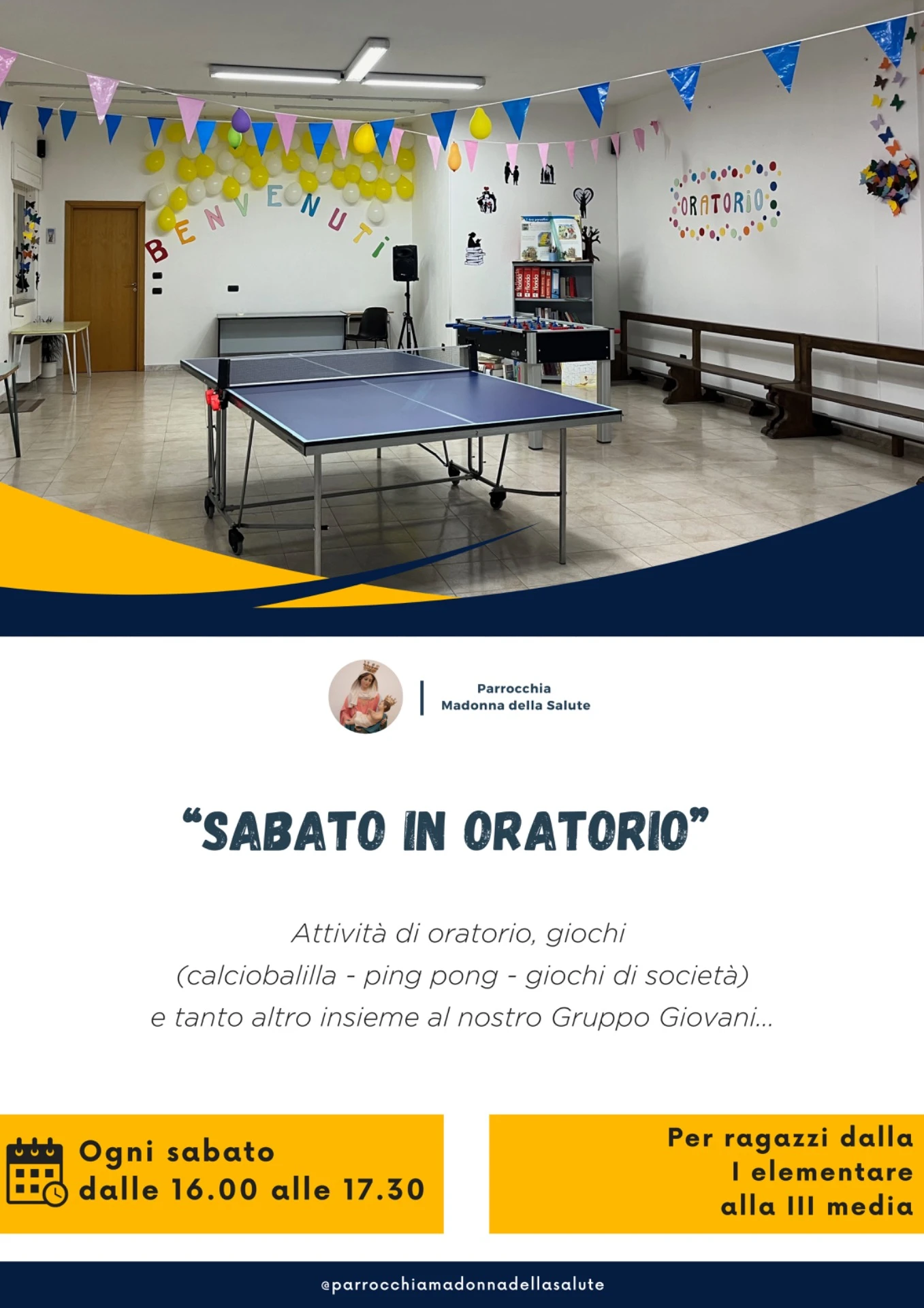 Riparte il “Sabato in Oratorio”