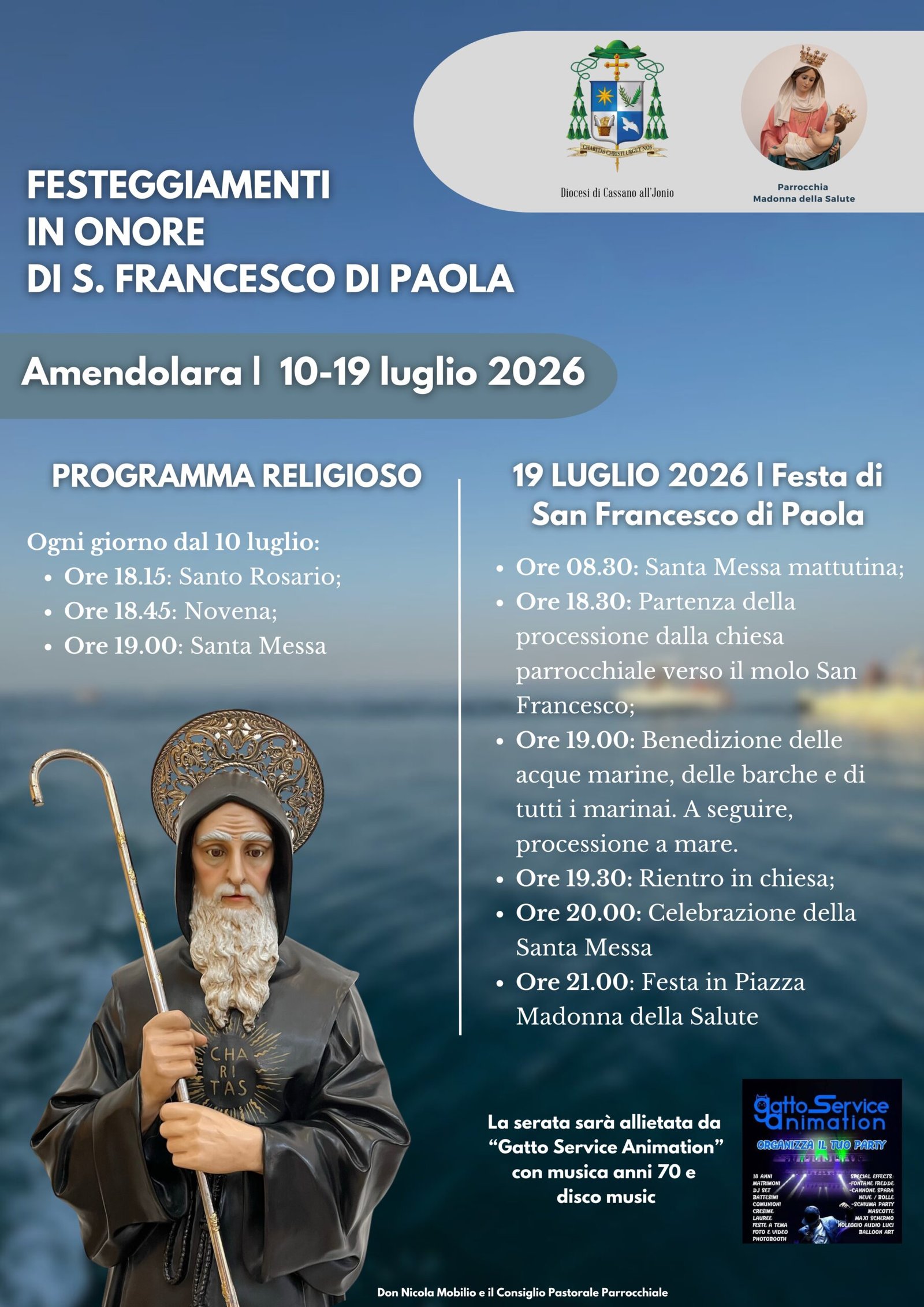 Festeggiamenti in onore di San Francesco di Paola