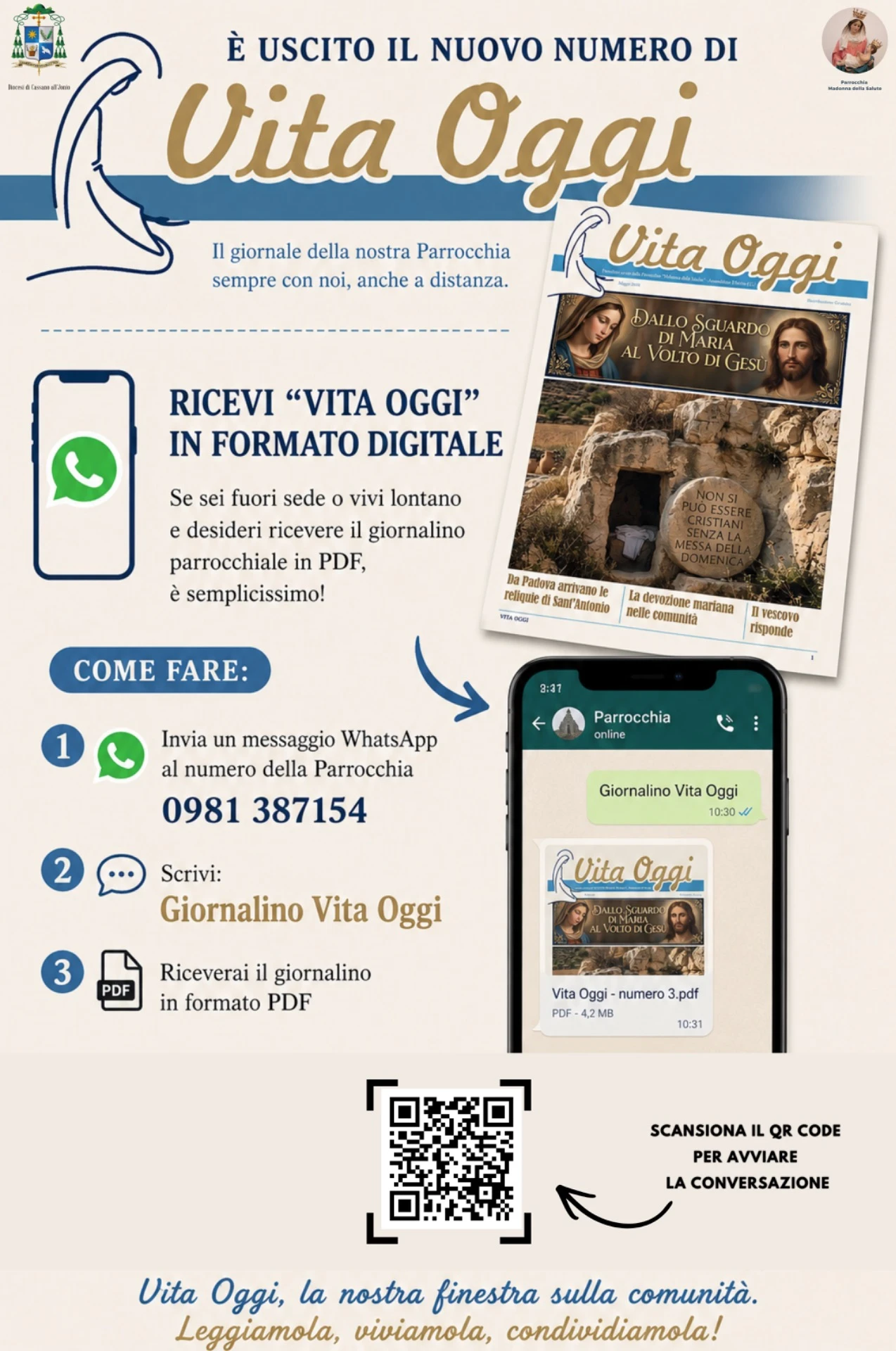 La Parrocchia a portata di clic: arriva “Vita Oggi” in PDF